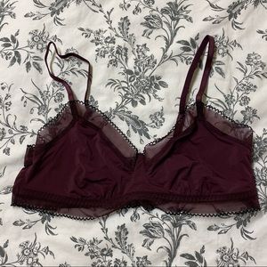 Aerie Mesh Trim Bralette